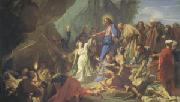 Jean-Baptiste Jouvenet The Resurrection of Lazarus (mk05) oil painting on canvas